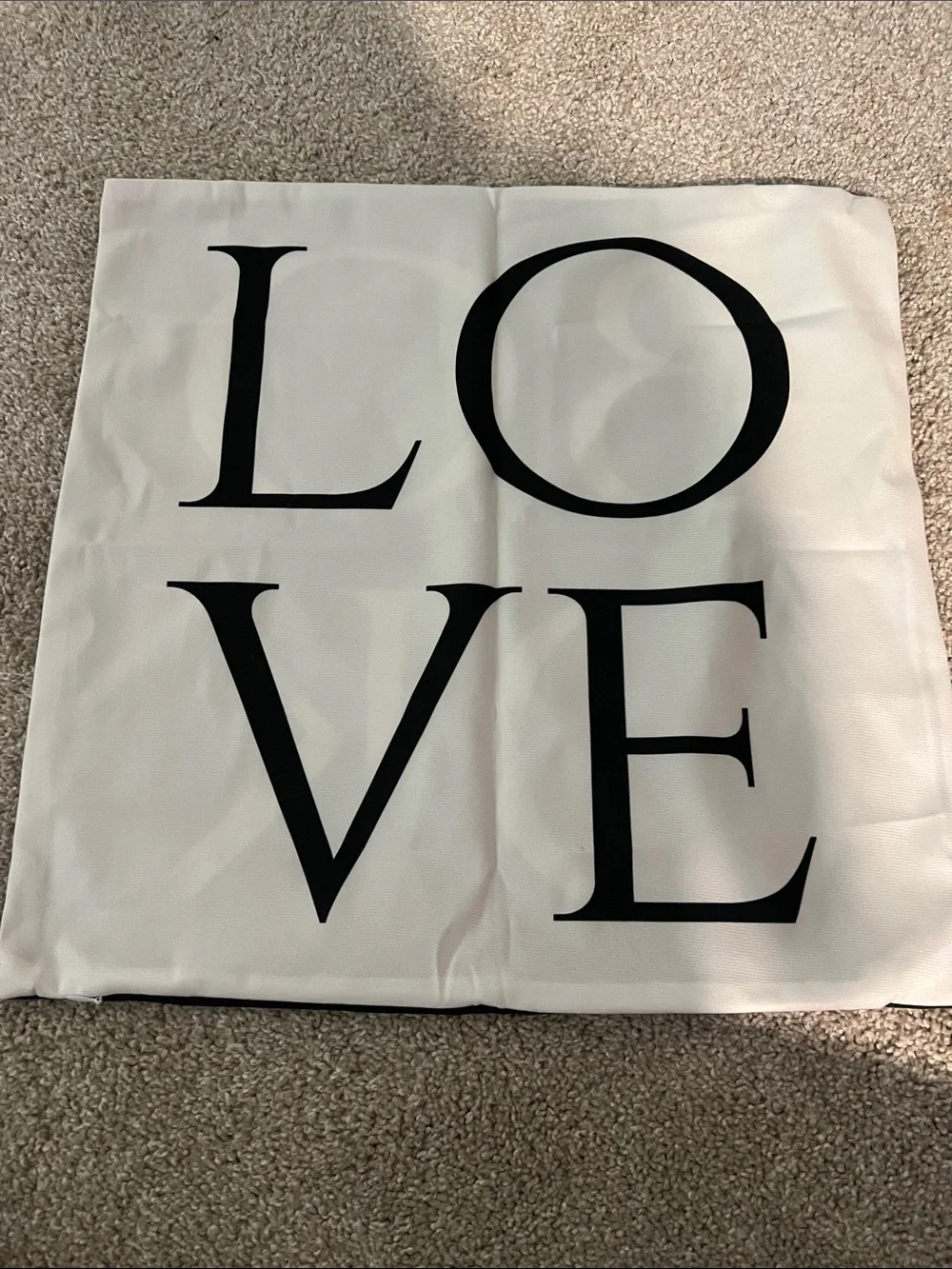 Black 'BOOK' Graphic Pillow Cover